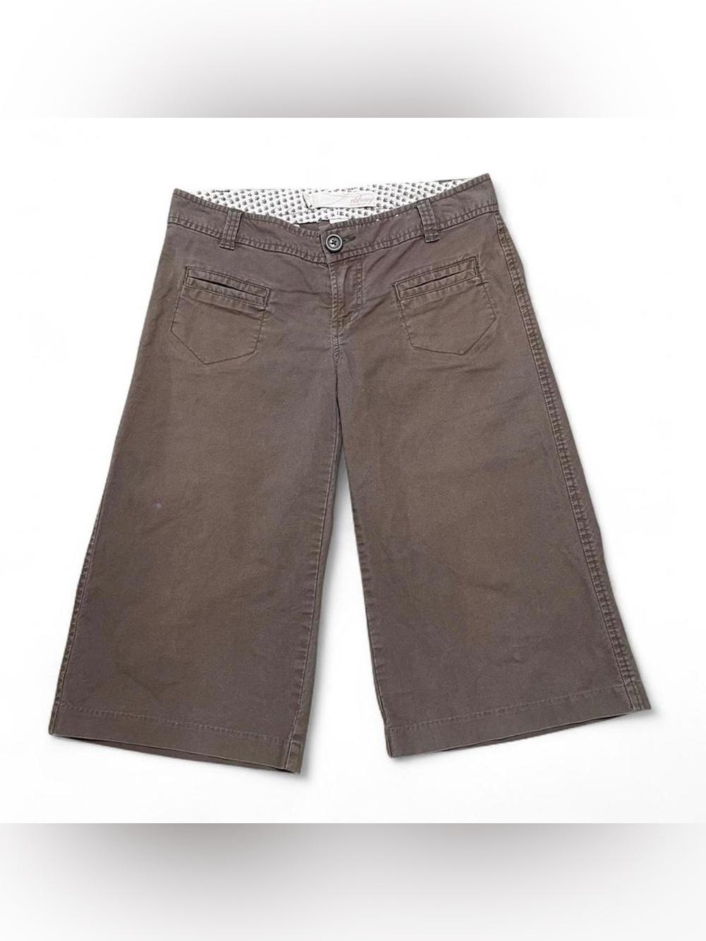 Y2K Old Navy Brown Low Rise Capris